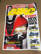 BIKE NOVEMBER 06 SUZUKI BANDIT 1200 GT APPRILLIA PEGASO TRAIL 07 TRIUMPH TIGER