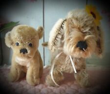 Two  Vintage Steiff Dogs,  Teddy Bear Friends, Flopsy Mopsy And Other Unknown ?