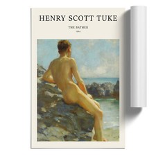 The Bather By Henry Scott Tuke