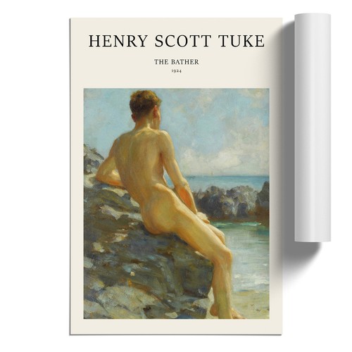 The bather henry scott tuke - bather,