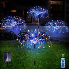 4x Solar Lights Outdoor Garden