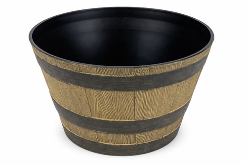 Half barrel planter pot - planter,