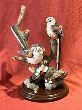 Rare Country Artists Long Tailed Tits CA00987 Large 9" 1997 Signed Excellent