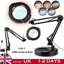 15x magnifying glass desk - glass,
