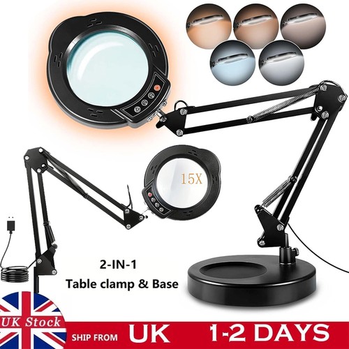 15x magnifying glass desk - 15x,