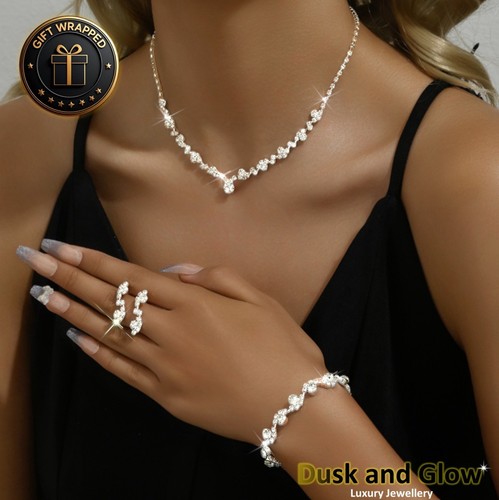 Women silver jewellery gift - silver,