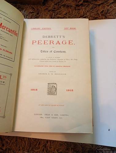 Lbe debretts peerage 1925 - ,