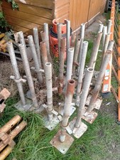 scaffolding adjustable 4ton screw jack feet - used