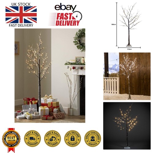Versatile 6ft snowy birch twig - 6ft,