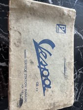 Vespa SERVICE STATION MANUAL for 125cc  152L2 model and 232/L2 see pictures.