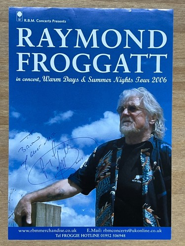 Signed tour flyer - tour, 2006