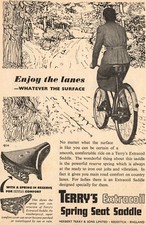 Vintage Terry's Spring Seat Saddle Advert - Original 1952
