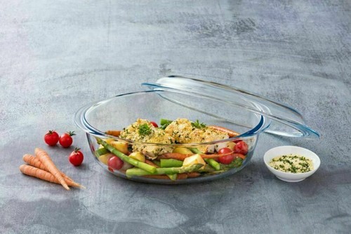 Pyrex essentials glass - pyrex, oval