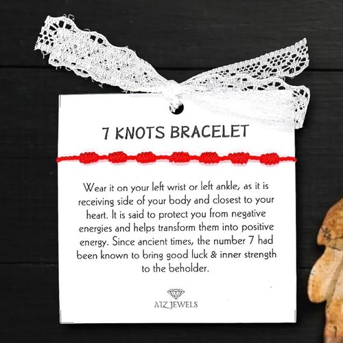 Knot lucky red rope string - lucky,