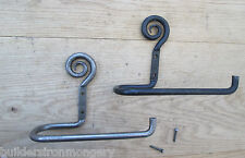HAND-FORGED SOLID WROUGHT IRON SHAKER STYLE TOILET ROLL HOLDER COUNTRY COTTAGE