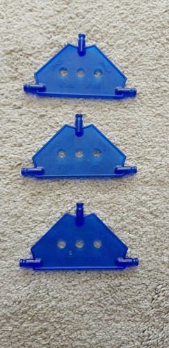 Knex blue base plates - 3,