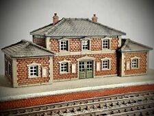 N Gauge Model Railway Building Bavarian Style Station Unpainted Resin Model Kit