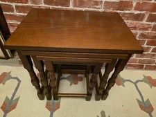 Vintage Nest of 3 Tables Solid