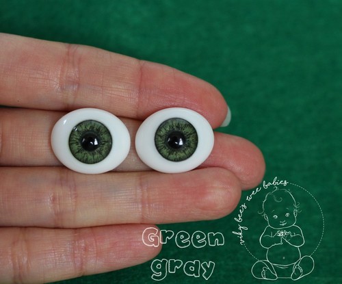 Solid glass eyes - solid,