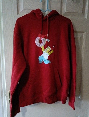 Mens red christmas simpsons - mens,