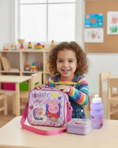 Peppa pig lunch bag set - pig,
