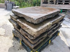 Reclaimed Yorkstone Street Paving Smooth Weatherd Tops Finest Quality Available