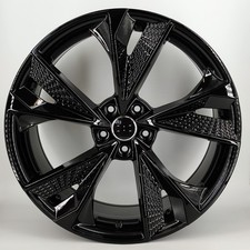 19" x 4 rs7 black alloy wheels
