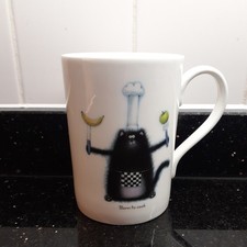 Portmeirion Studio Splat the Cat Bone China Mug by Rob Scotton (Born to Cook)