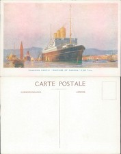 Canadian Pacific 'Empress of Canada' ship Transportation Nautical
