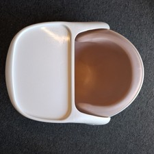 Mamas & Papas Baby Snug Seat & Feeding/Play Tray Grey & White - Floor Chair