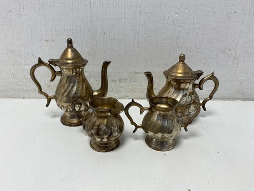 Silver plated miniature tea - silver,