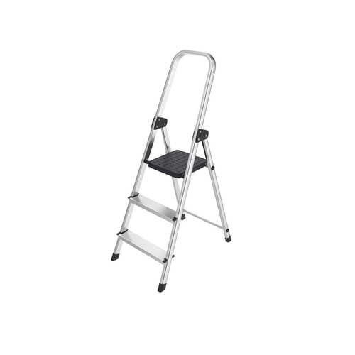 Aluminium step ladder with - ladder,