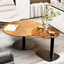 2x Coffee Tables Chic Wood