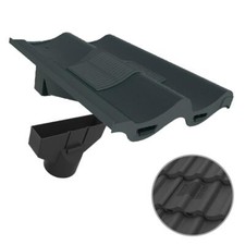 Grey Double Pantile Roof Tile