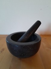 Black Granite Pestle Mortar
