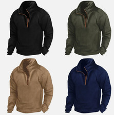 Men Fleece Lined Long Sleeve