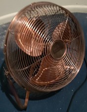 Status Metal Floor Fan Copper Colour