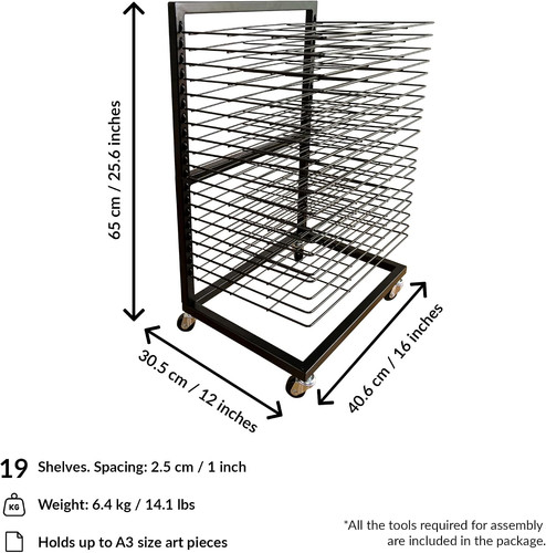 Art drying rack - rack, for
