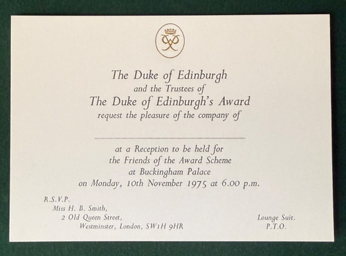 Antique royal invitation duke - royal,