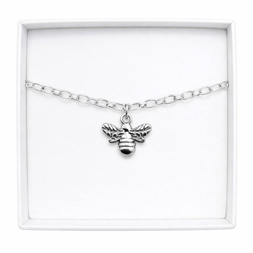 Sterling silver bee - bee, bracelet