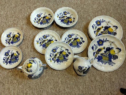 Vintage spode blue bird - spode,