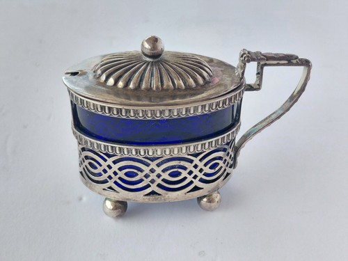 Antique mustard pot bros - antique,