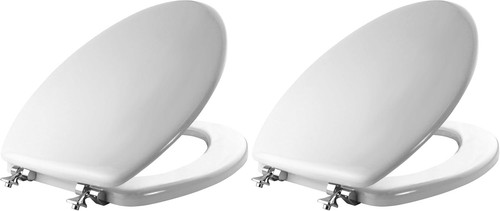 Elongated toilet seat - elongated,