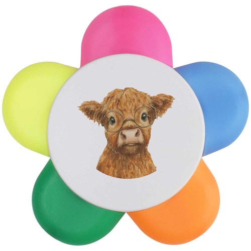 Cute highland cow wearing - 'cute,