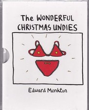 Edward Monkton 3 Book Set includes : Happiness, Wonderful Christmas undies! NEW