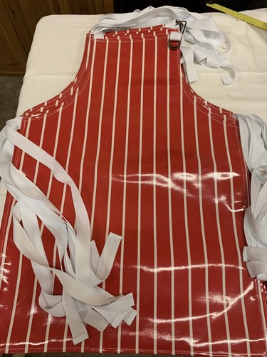 Childs aprons red and - childs,