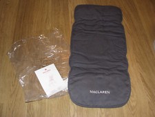 MACLAREN MAJOR ELITE SEAT LINER IN RED GREY, NEW
