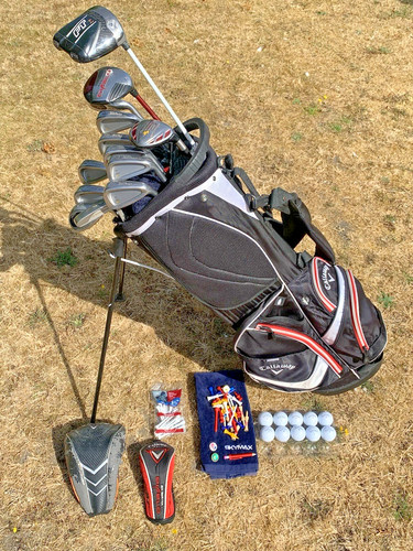 Full set golf clubs - of,