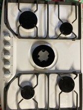 De Dietrich 5 Burner White Gas Hob