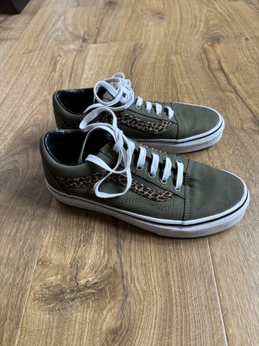 Vans off the wall olive - off,
